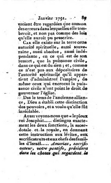 Journal ecclesiastique ou bibliotheque raisonnée des sciences ecclésiastiques