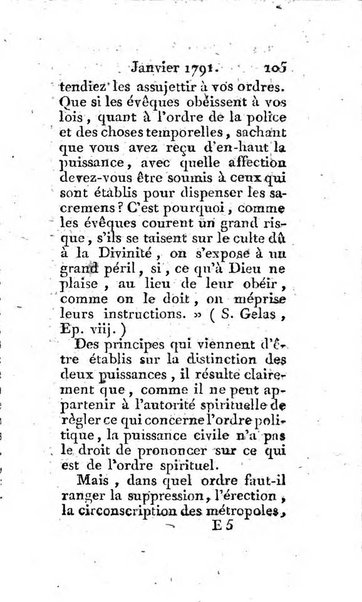 Journal ecclesiastique ou bibliotheque raisonnée des sciences ecclésiastiques