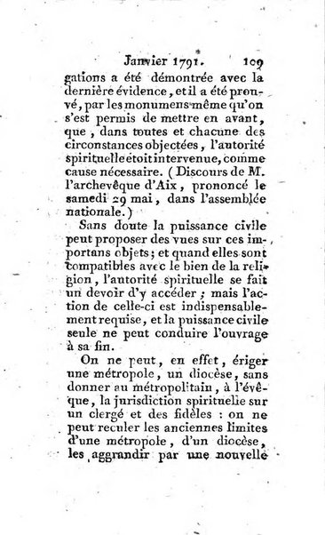 Journal ecclesiastique ou bibliotheque raisonnée des sciences ecclésiastiques