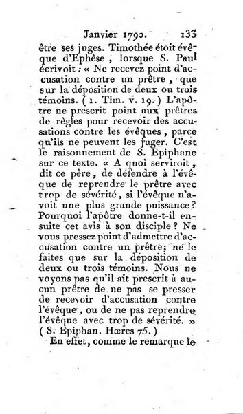 Journal ecclesiastique ou bibliotheque raisonnée des sciences ecclésiastiques