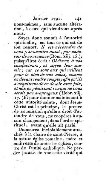 Journal ecclesiastique ou bibliotheque raisonnée des sciences ecclésiastiques