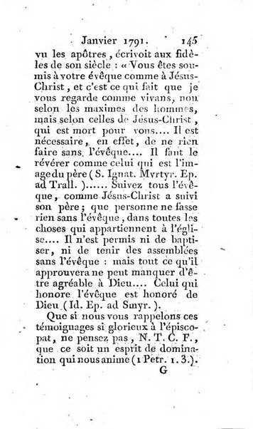 Journal ecclesiastique ou bibliotheque raisonnée des sciences ecclésiastiques