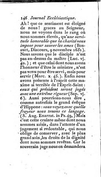 Journal ecclesiastique ou bibliotheque raisonnée des sciences ecclésiastiques