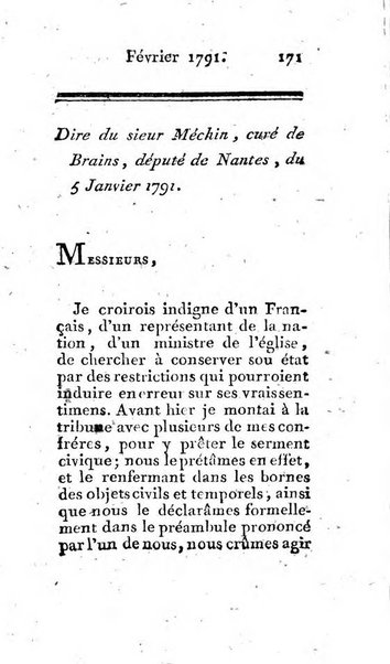 Journal ecclesiastique ou bibliotheque raisonnée des sciences ecclésiastiques