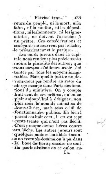 Journal ecclesiastique ou bibliotheque raisonnée des sciences ecclésiastiques