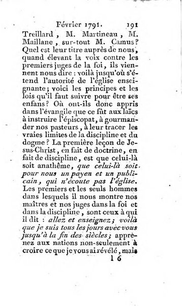 Journal ecclesiastique ou bibliotheque raisonnée des sciences ecclésiastiques