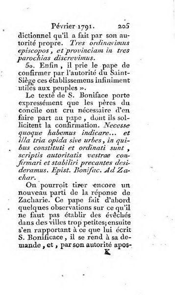 Journal ecclesiastique ou bibliotheque raisonnée des sciences ecclésiastiques