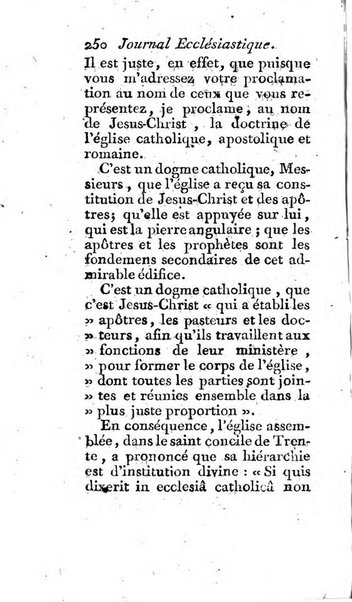 Journal ecclesiastique ou bibliotheque raisonnée des sciences ecclésiastiques