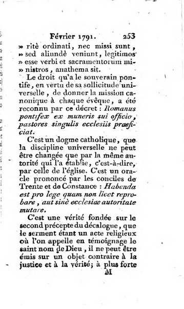 Journal ecclesiastique ou bibliotheque raisonnée des sciences ecclésiastiques