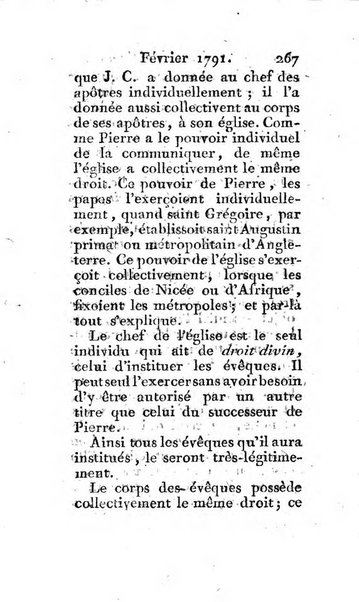 Journal ecclesiastique ou bibliotheque raisonnée des sciences ecclésiastiques