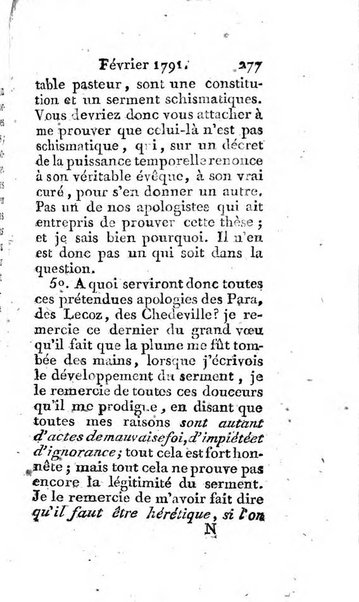 Journal ecclesiastique ou bibliotheque raisonnée des sciences ecclésiastiques