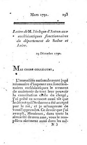 Journal ecclesiastique ou bibliotheque raisonnée des sciences ecclésiastiques