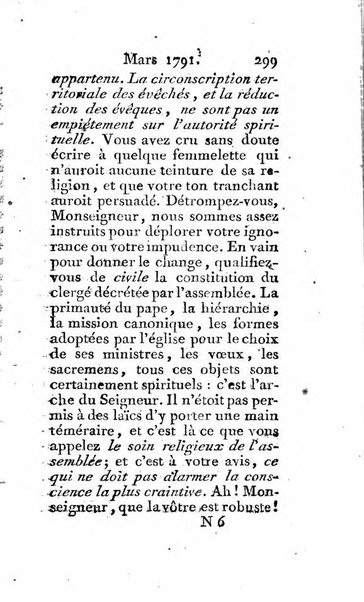 Journal ecclesiastique ou bibliotheque raisonnée des sciences ecclésiastiques