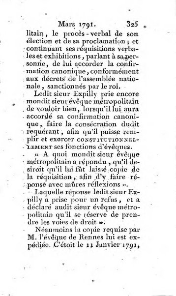 Journal ecclesiastique ou bibliotheque raisonnée des sciences ecclésiastiques