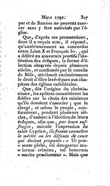 Journal ecclesiastique ou bibliotheque raisonnée des sciences ecclésiastiques