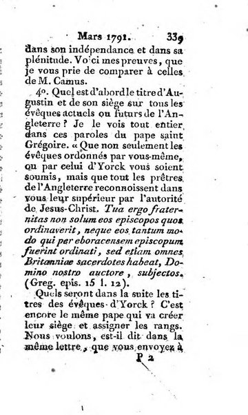 Journal ecclesiastique ou bibliotheque raisonnée des sciences ecclésiastiques