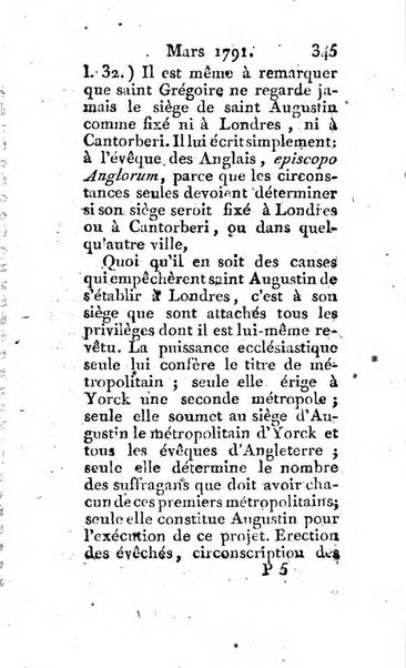 Journal ecclesiastique ou bibliotheque raisonnée des sciences ecclésiastiques