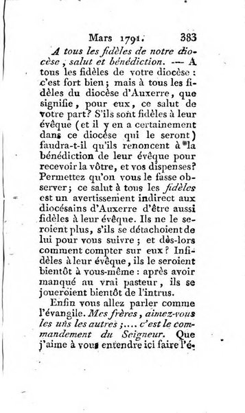 Journal ecclesiastique ou bibliotheque raisonnée des sciences ecclésiastiques