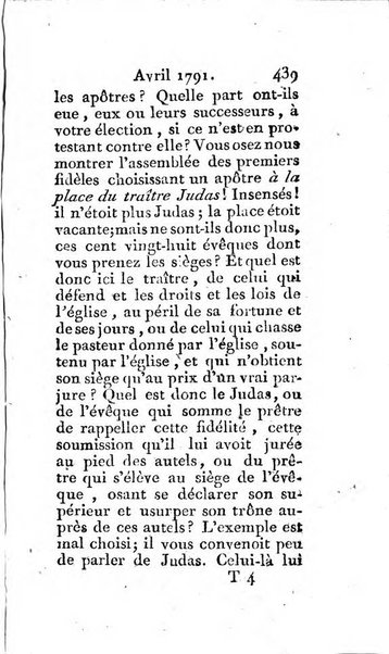 Journal ecclesiastique ou bibliotheque raisonnée des sciences ecclésiastiques