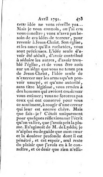 Journal ecclesiastique ou bibliotheque raisonnée des sciences ecclésiastiques