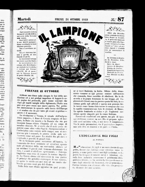 Il lampione : giornale per tutti