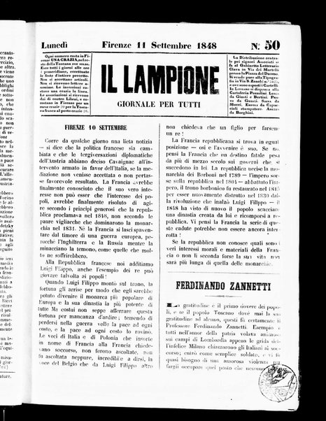 Il lampione : giornale per tutti