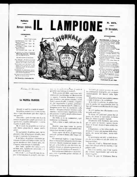 Il lampione : giornale per tutti