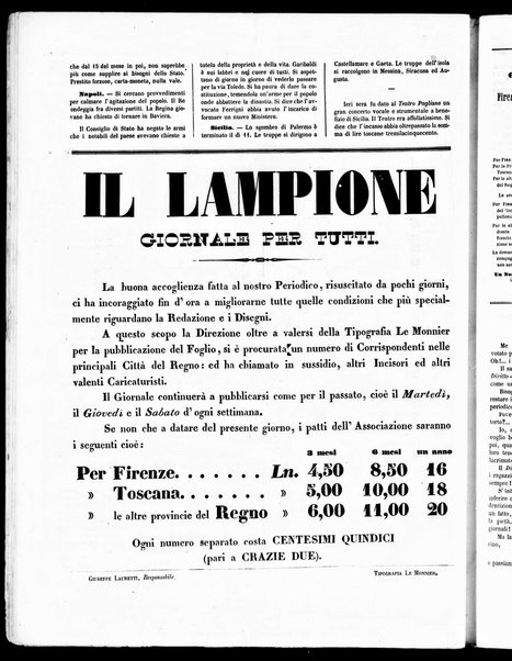 Il lampione : giornale per tutti