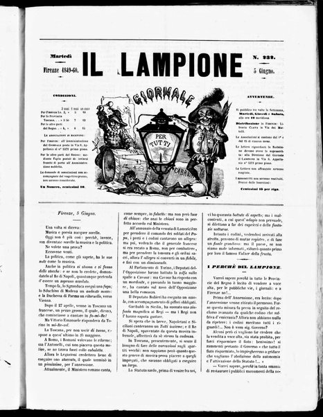 Il lampione : giornale per tutti