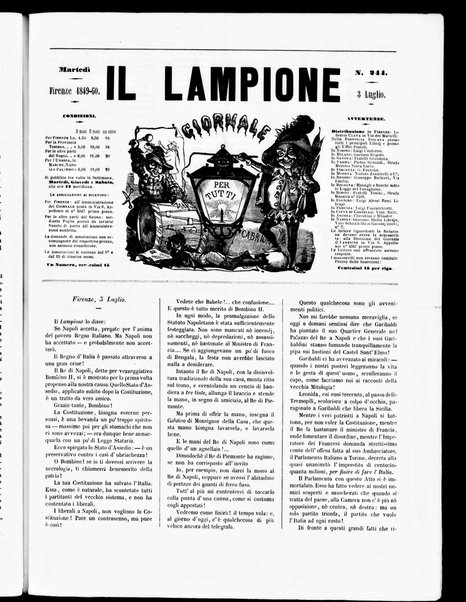 Il lampione : giornale per tutti