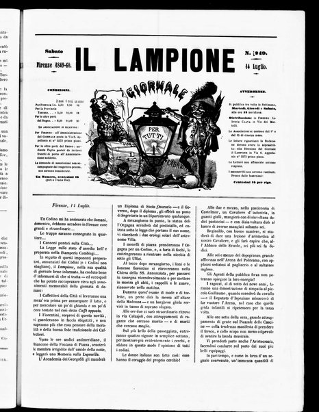 Il lampione : giornale per tutti