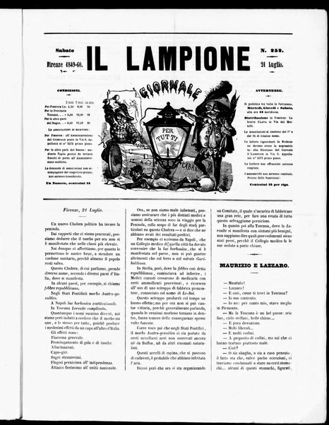 Il lampione : giornale per tutti