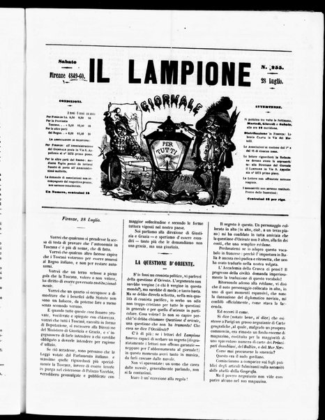 Il lampione : giornale per tutti