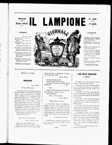 Il lampione : giornale per tutti