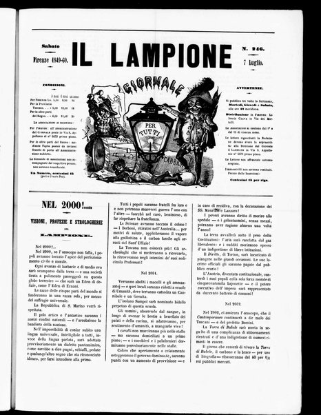 Il lampione : giornale per tutti