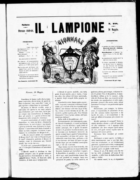 Il lampione : giornale per tutti