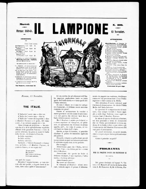 Il lampione : giornale per tutti