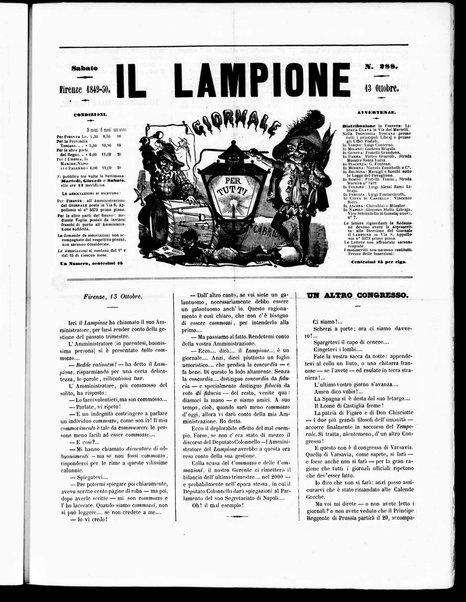 Il lampione : giornale per tutti