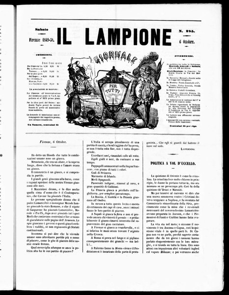 Il lampione : giornale per tutti