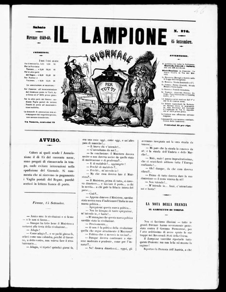 Il lampione : giornale per tutti