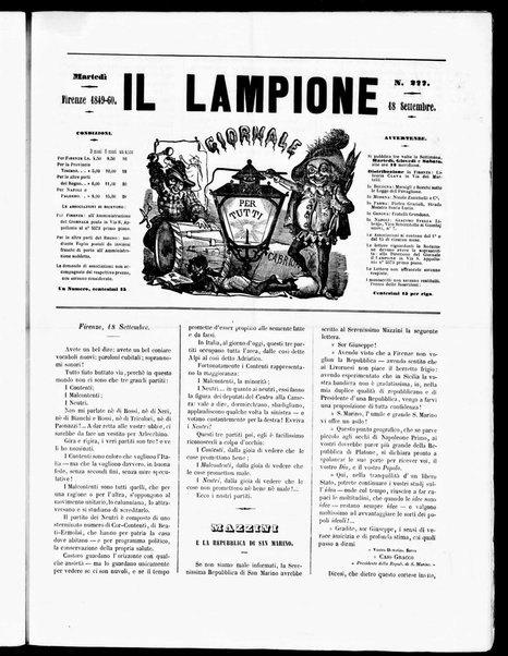 Il lampione : giornale per tutti