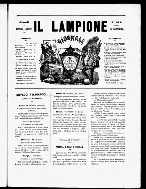 Il lampione : giornale per tutti