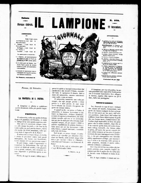 Il lampione : giornale per tutti