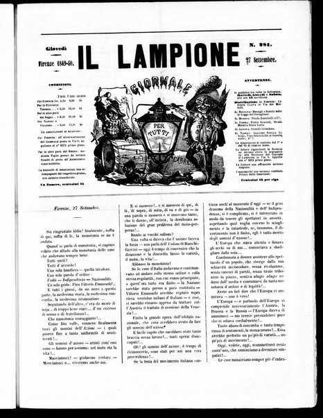 Il lampione : giornale per tutti