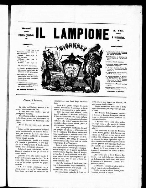 Il lampione : giornale per tutti