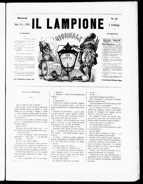 Il lampione : giornale per tutti