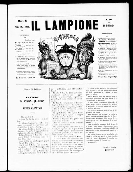 Il lampione : giornale per tutti