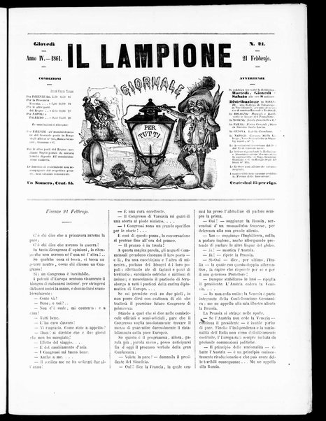 Il lampione : giornale per tutti