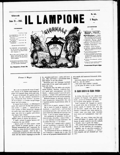 Il lampione : giornale per tutti