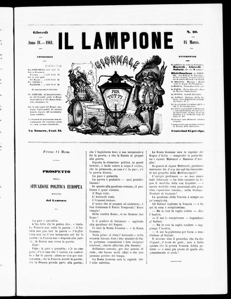 Il lampione : giornale per tutti